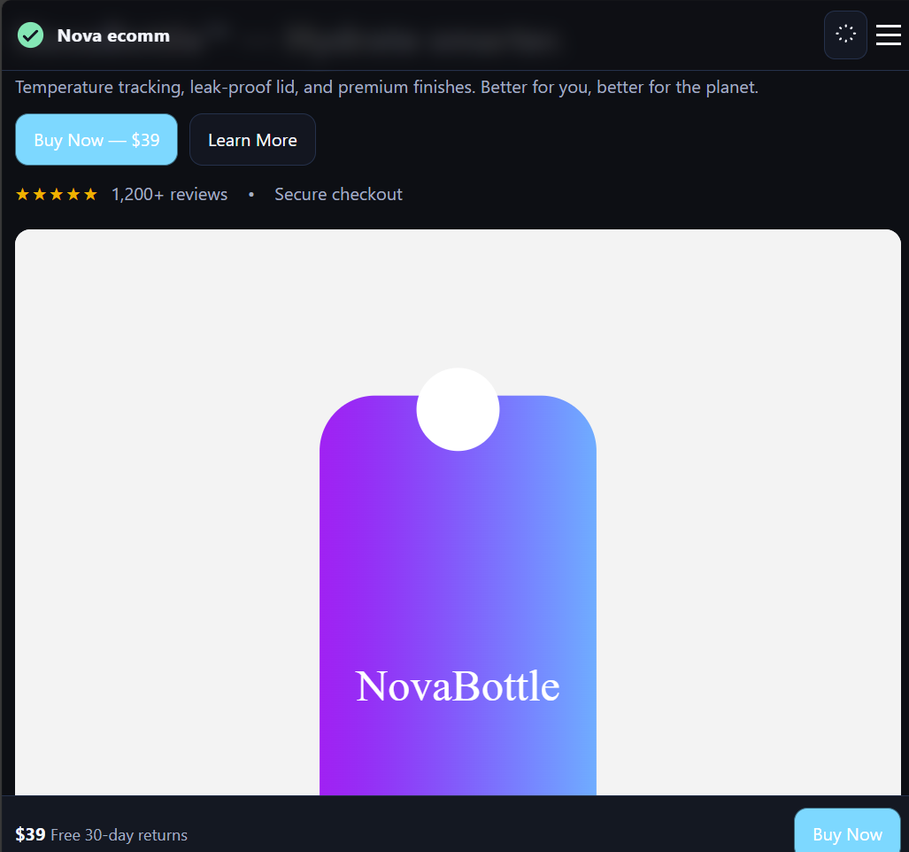 Html template