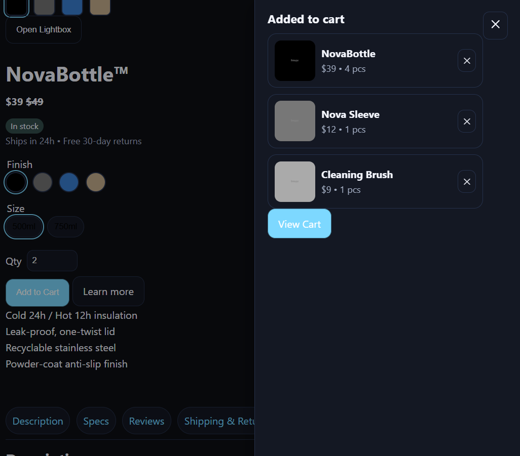 Html template